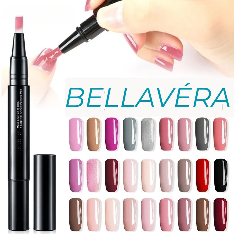 Bellavéra – Crea uñas brillantes y sorprendentes con total seguridad (set de 4)