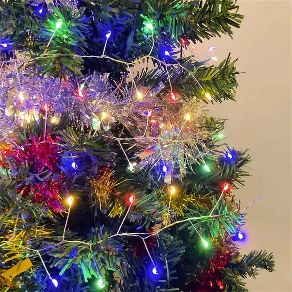 Guirlande Lumineuse LED USB Pétard avec Télécommande 8 Modes pour Fête de Mariage Jardin Chambre Noël 3/6/9/12 M — photo 4