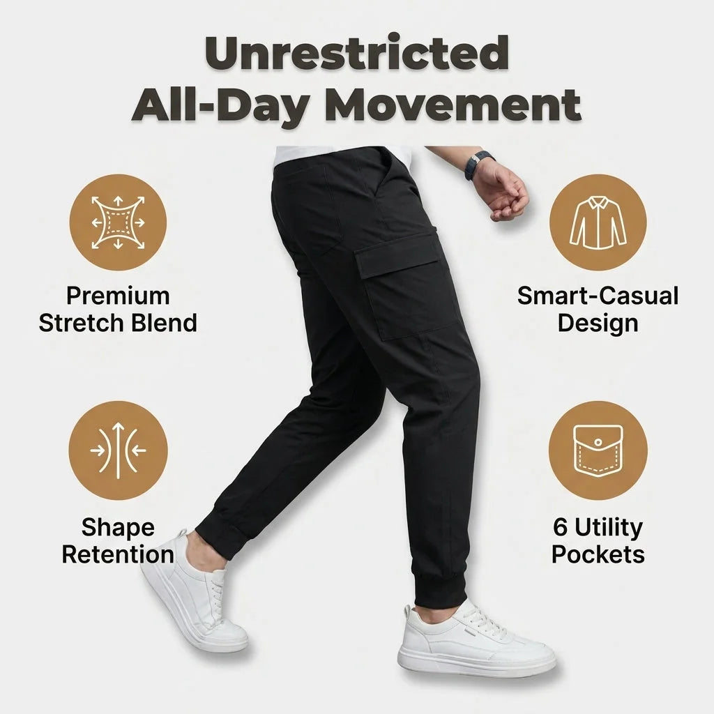 Jeans Cargo Elasticizzati Premium – Comfort e Stile