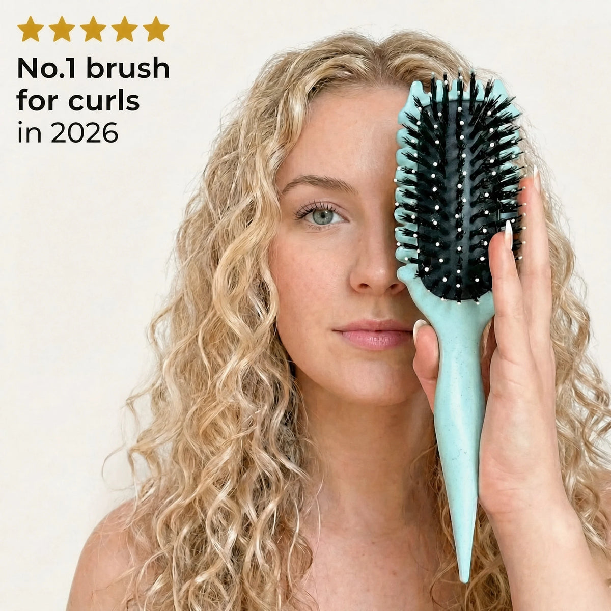 La Brosse Curl – Des Boucles Définies, Zéro Frisottis — Vert Menthe Pastel