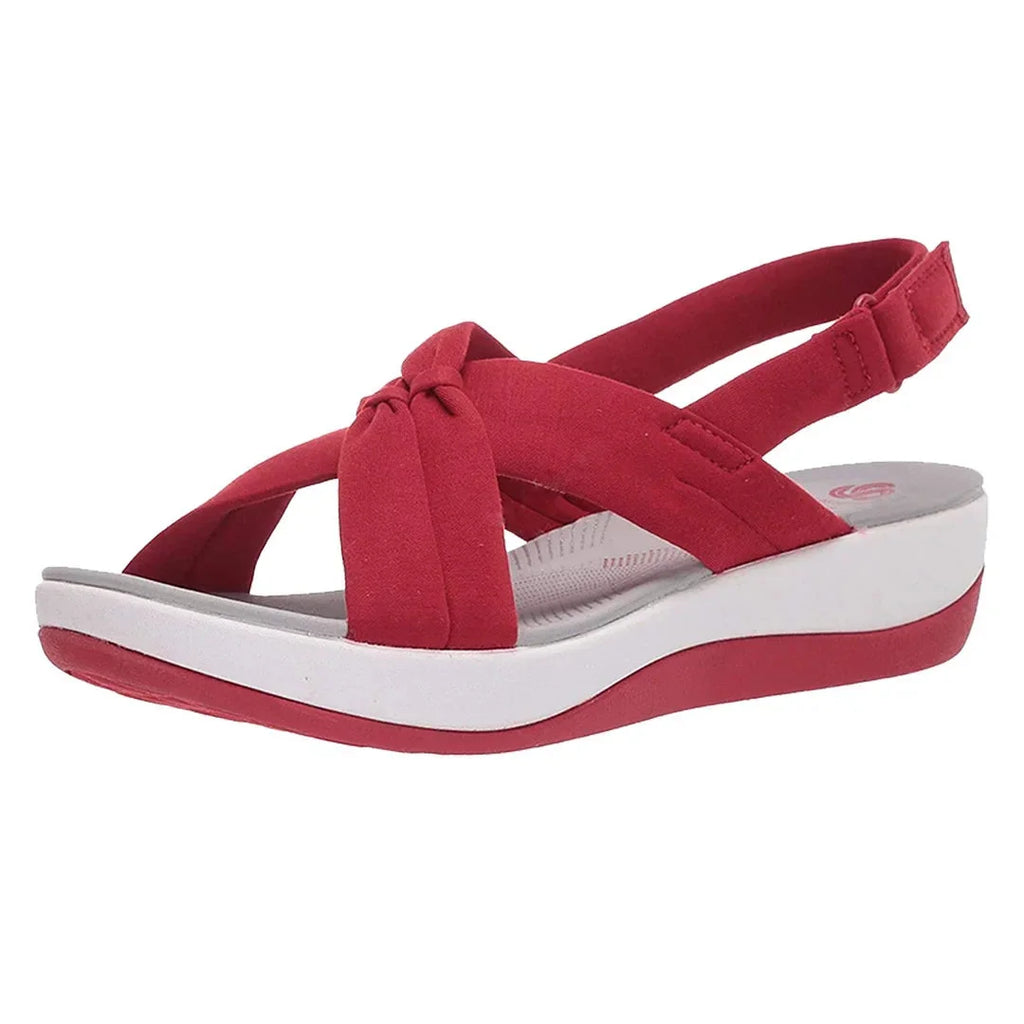 Sandales Orthopédiques Pour Femmes — Rouge, photo 8