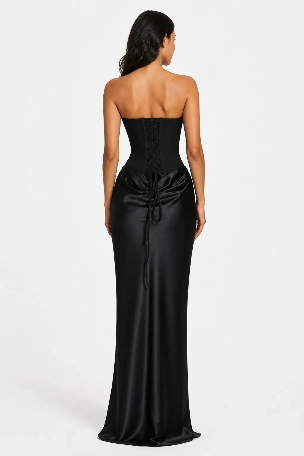 Vespera — La Robe En Satin à Lacets Corset — photo 9
